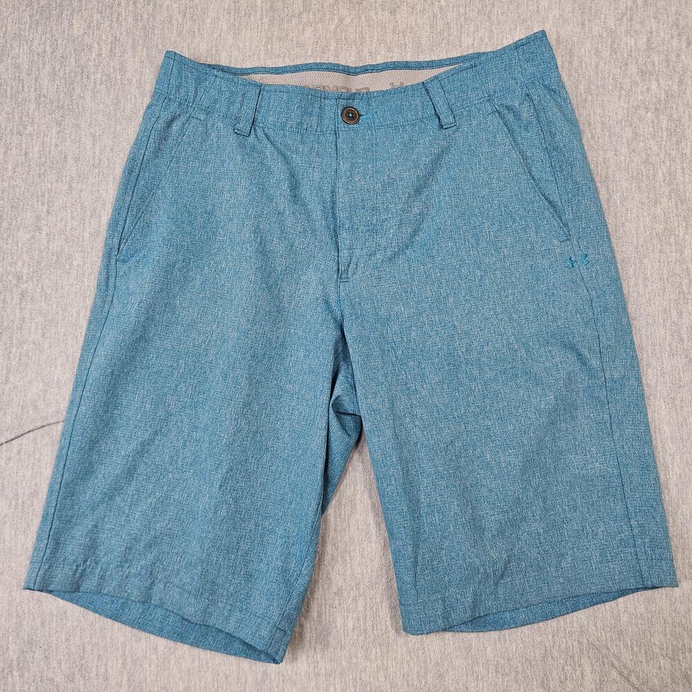 Under Armour Golf Shorts Mens 30 Blue Match Play Vented Shorts